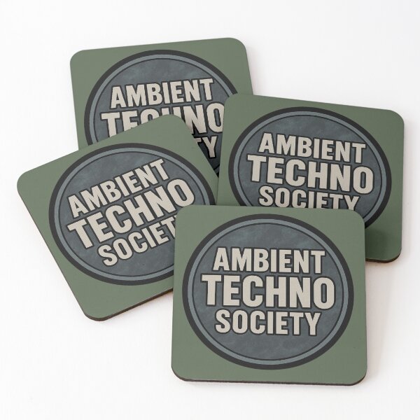Item preview, Ambient Techno Society – Minimal Underground Electronic Logo designed and sold by |TRSSHOP|.