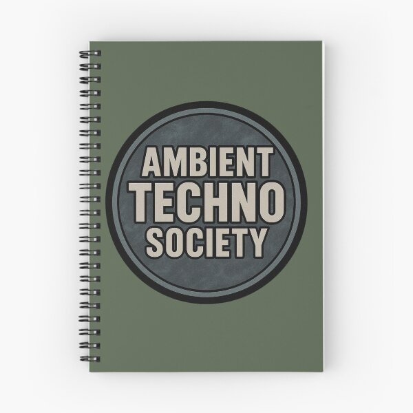 Item preview, Ambient Techno Society – Minimal Underground Electronic Logo designed and sold by |TRSSHOP|.
