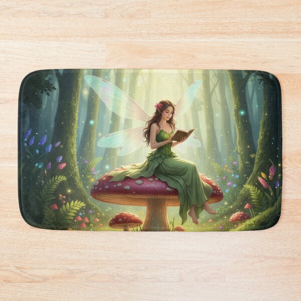 Item preview, Enchanted Fairy Reading a Book designed and sold by FairyJournal.