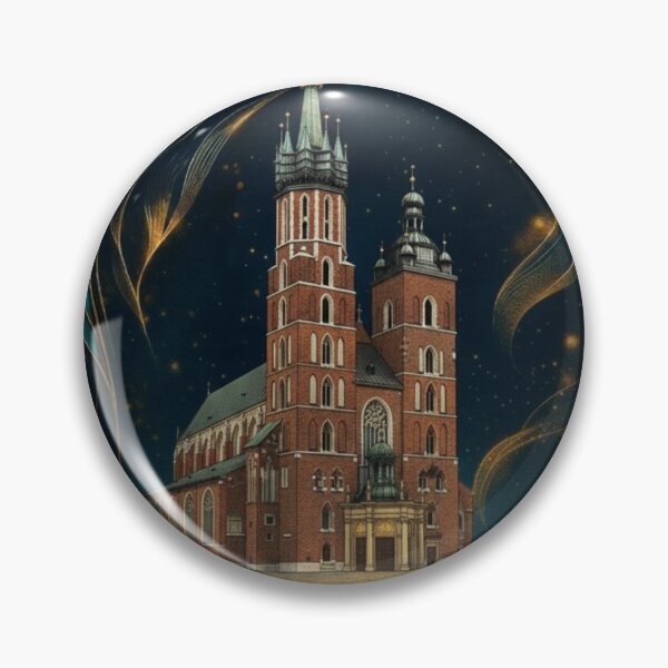 Item preview, Polish Landmarks in Art Nouveau Mosaic – Klimt-Inspired Architectural Art designed and sold by Ewa Miller.