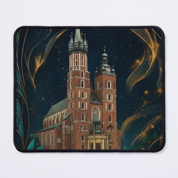 Item preview, Polish Landmarks in Art Nouveau Mosaic – Klimt-Inspired Architectural Art designed and sold by Ewa Miller.