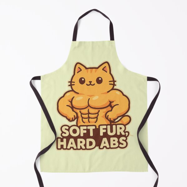 Item preview, Funny Muscular Cat Cartoon Art designed and sold by Pixostick.