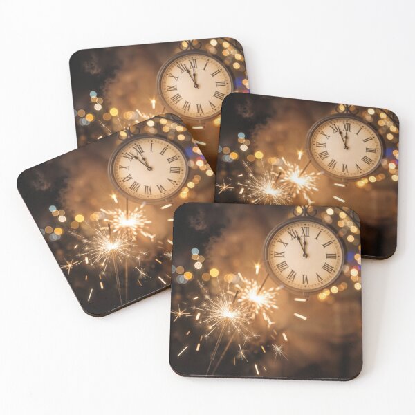 Item preview, Countdown For New Year Clock With Party Sparklers designed and sold by Maria Dryfhout.