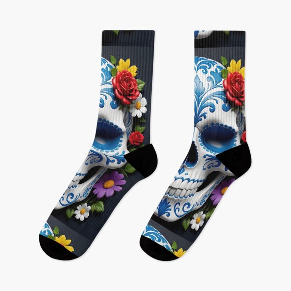 Item preview, Porcelain Skull Blooming with Roses designed and sold by Grafititee.