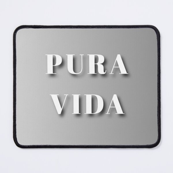 Artikelvorschau, Typografisches Design "Pura Vida" entworfen und verkauft von BenCoStyle.