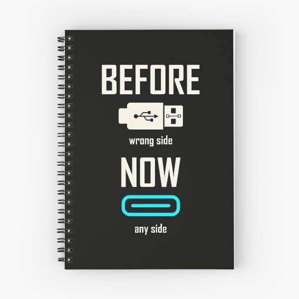 Item preview, USB Connector Humor Design with Wrong Side vs Any Side Comparison designed and sold by SplashTastic.