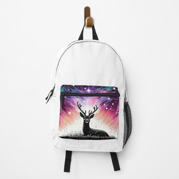 Item preview, Celestial Galaxy Roe Deer Cosmic Aurora Art designed and sold by BigBlueArt.