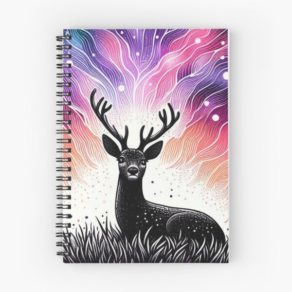 Item preview, Celestial Galaxy Roe Deer Cosmic Aurora Art designed and sold by BigBlueArt.