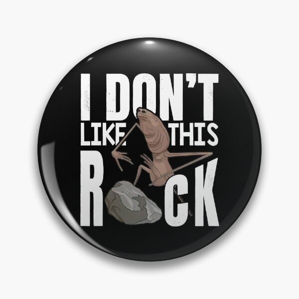 Item preview, Marcus The Worm I Don't Like This Rock Funny Meme designed and sold by DebbieEganCo.