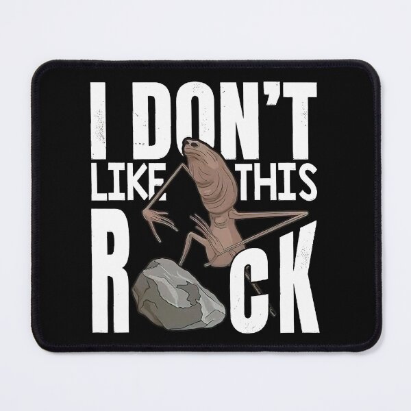 Item preview, Marcus The Worm I Don't Like This Rock Funny Meme designed and sold by DebbieEganCo.