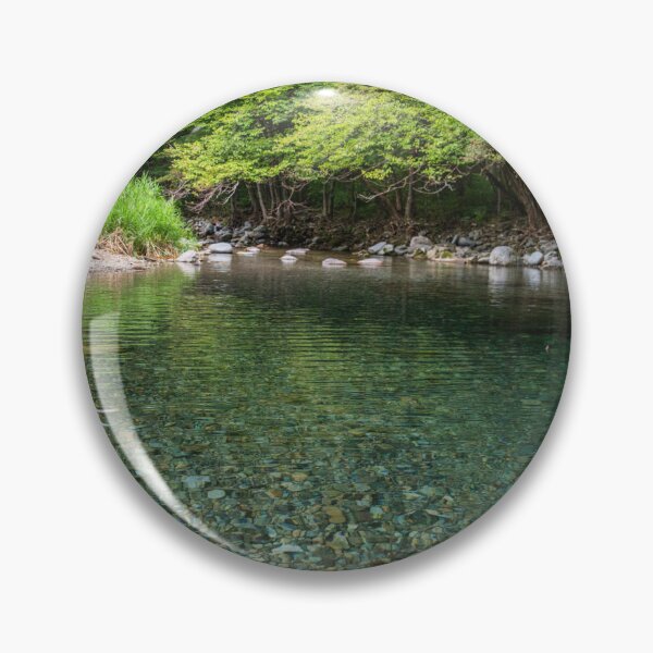 Item preview, Pristine Mountain Stream with Clear Riverbed, Kinomata River, Tochigi, Japan designed and sold by Pix4Japan.
