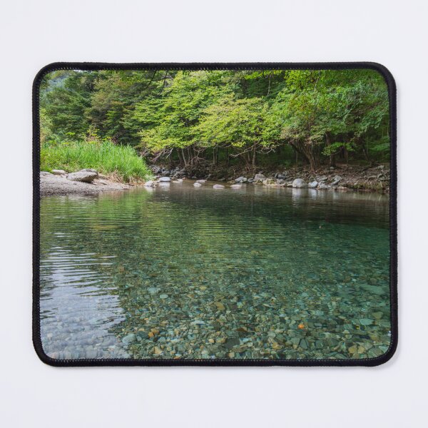 Item preview, Pristine Mountain Stream with Clear Riverbed, Kinomata River, Tochigi, Japan designed and sold by Pix4Japan.