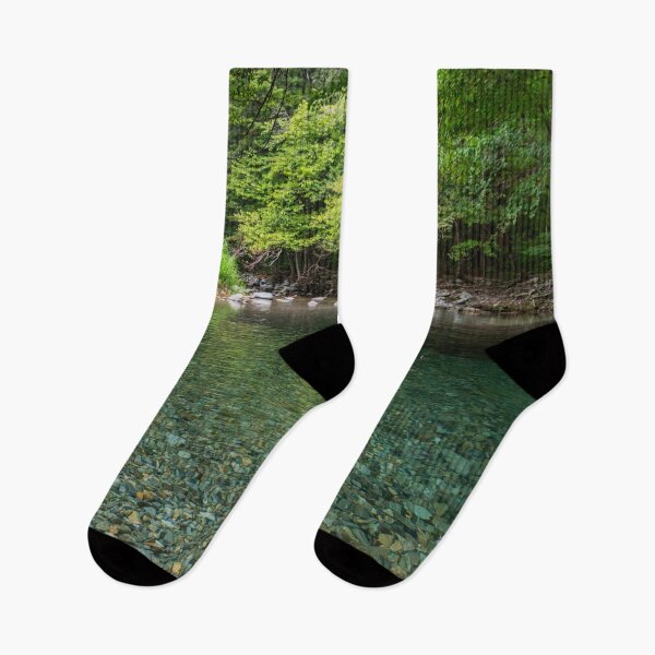 Item preview, Pristine Mountain Stream with Clear Riverbed, Kinomata River, Tochigi, Japan designed and sold by Pix4Japan.