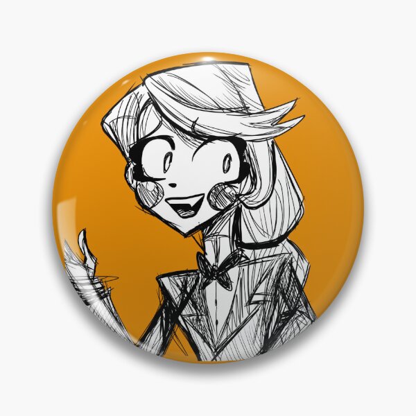 Item preview, Charlie Morningstar! Sketchbook style - mustard bg designed and sold by thistleberry.