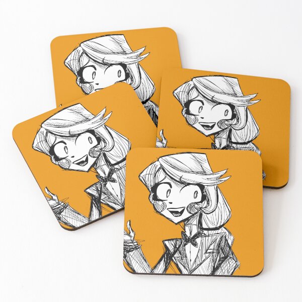 Item preview, Charlie Morningstar! Sketchbook style - mustard bg designed and sold by thistleberry.