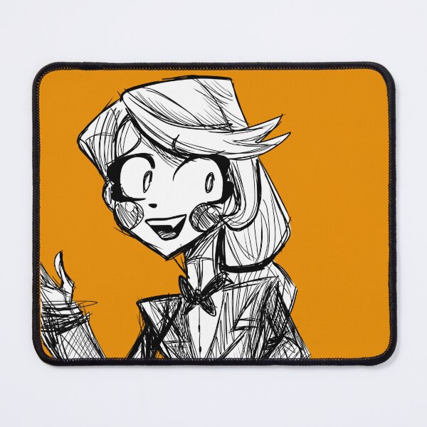 Item preview, Charlie Morningstar! Sketchbook style - mustard bg designed and sold by thistleberry.