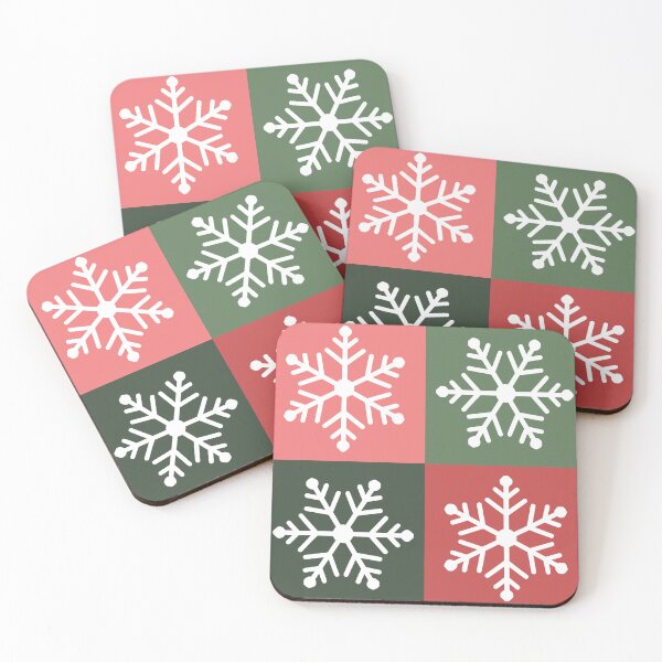 Item preview, Snowflakes Squared Christmas Pattern  designed and sold by sasyall.
