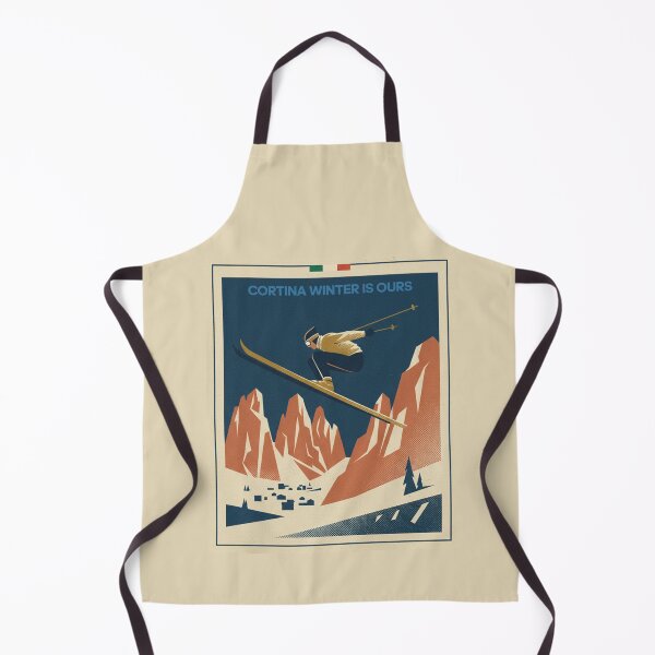 Item preview, Cortina Alpine Jump – Vintage Dolomites Ski designed and sold by bisha.