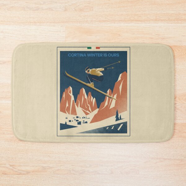 Item preview, Cortina Alpine Jump – Vintage Dolomites Ski designed and sold by bisha.