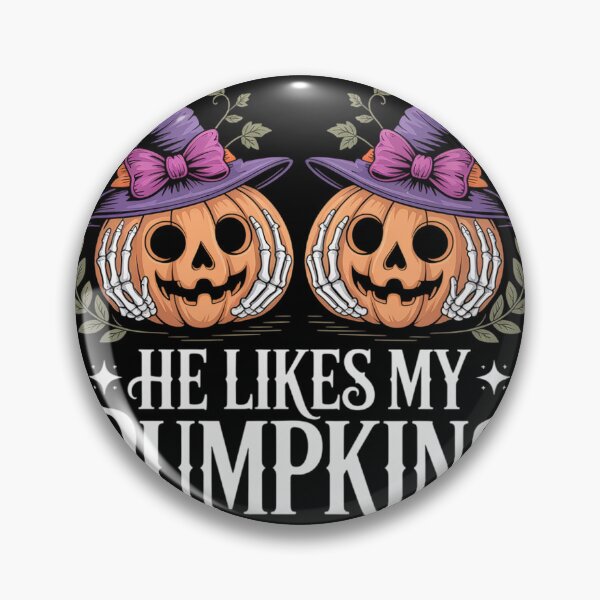 Item preview, Womens He Likes My Pumpkins I Like His Broomstick Halloween Couples-Photoroom  designed and sold by KotexTemu.