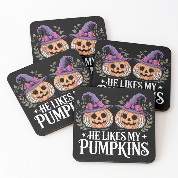 Item preview, Womens He Likes My Pumpkins I Like His Broomstick Halloween Couples-Photoroom  designed and sold by KotexTemu.