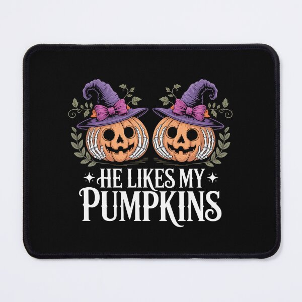 Item preview, Womens He Likes My Pumpkins I Like His Broomstick Halloween Couples-Photoroom  designed and sold by KotexTemu.
