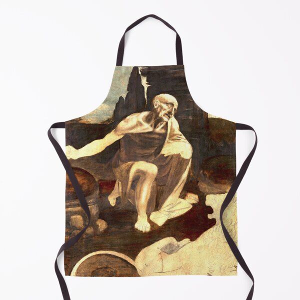 Item preview, Leonardo da Vinci's Saint Jerome in the Wilderness (circa 1480) designed and sold by AngyDesigns49.