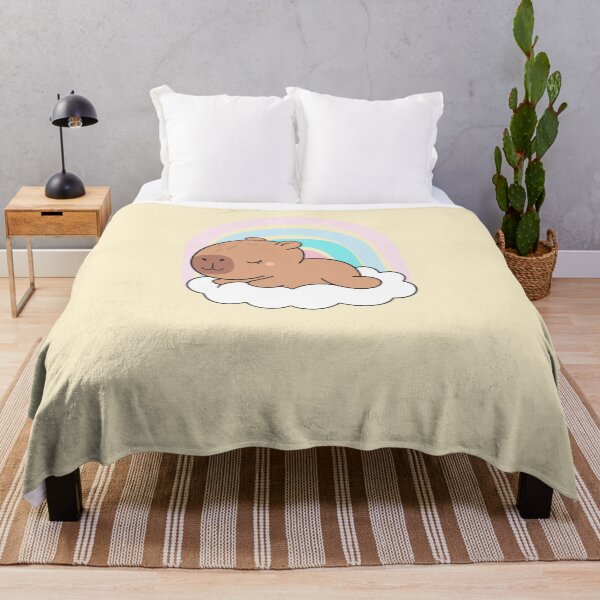 Item preview, Aesthetic Capybara – Cute Cozy Chill Vibes Illustration designed and sold by MarcelooArt.
