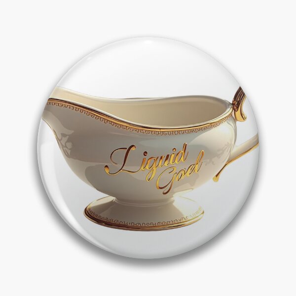 Item preview, A gravy boat sticker labelled “Liquid Gold.” designed and sold by STICKERS FOR SALE NOW.