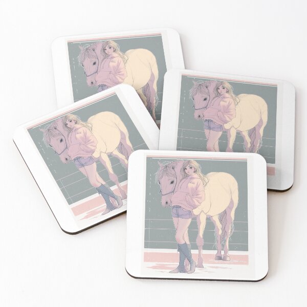 Item preview, Horse Girl Hoodie Vibes – Soft Pastel Aesthetic Illustration designed and sold by Chameleon Studio.