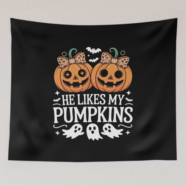 Item preview, Womens He Likes My Pumpkins I Love His Magic Wand Couples Hallowee-Photoroom  designed and sold by KotexTemu.