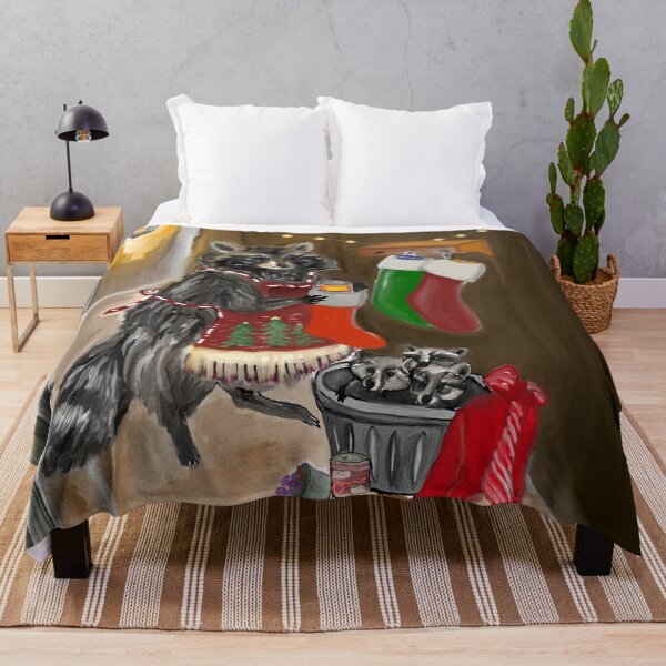Item preview, Alley Christmas | Mama Raccoon and Her Babies designed and sold by CocoJeremy.