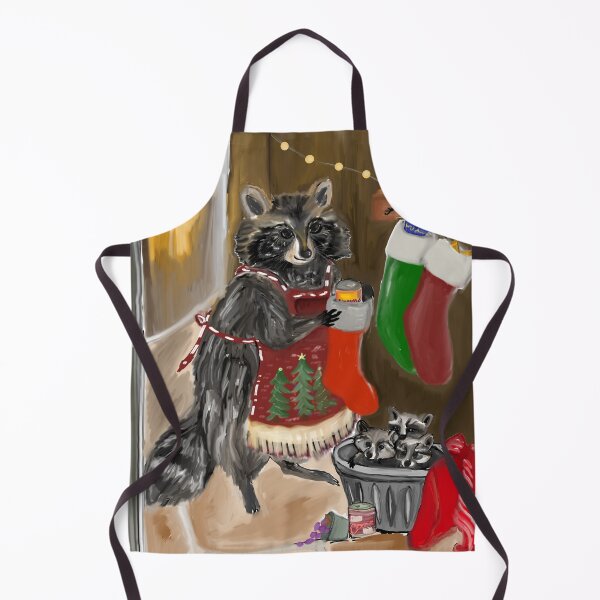 Item preview, Alley Christmas | Mama Raccoon and Her Babies designed and sold by CocoJeremy.