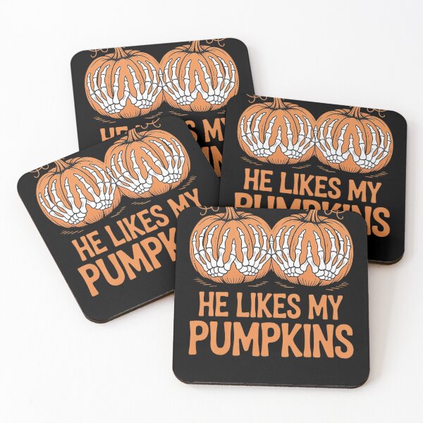 Item preview, Womens He Likes My Pumpkins Matching Couples Pumpkin Halloween  designed and sold by KotexTemu.