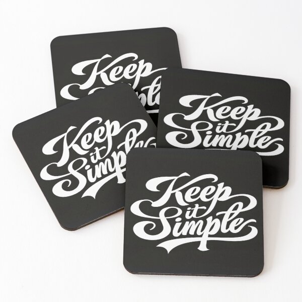 Item preview, Elegant "Keep It Simple" Script – Minimalist Black & White Motivational Typography Art for Creators designed and sold by Bright Nest Studio.
