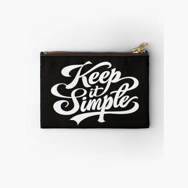 Item preview, Elegant "Keep It Simple" Script – Minimalist Black & White Motivational Typography Art for Creators designed and sold by Bright Nest Studio.
