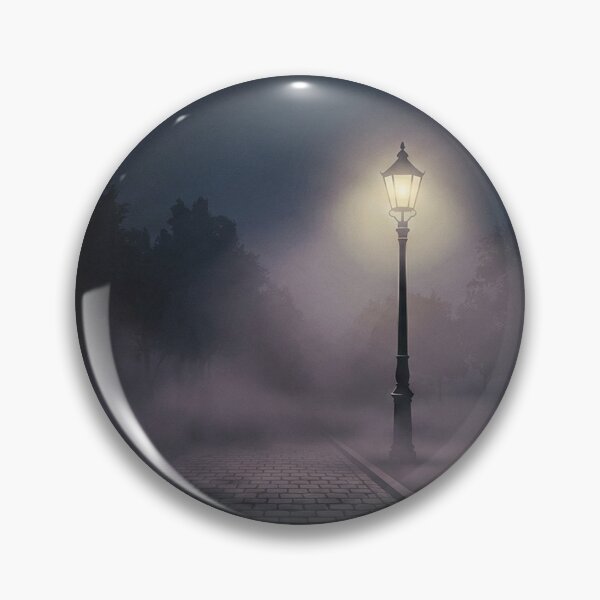 Item preview, Streetlamp in Fog Dark Aesthetic Night Art designed and sold by Swaksh.