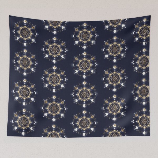 Item preview, Sacred Divine Design – Metatron’s Cube Cosmic Geometry Art designed and sold by ArtivaNest.