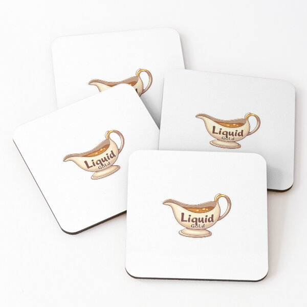 Item preview, A gravy boat sticker labelled “Liquid Gold.” designed and sold by STICKERS FOR SALE NOW.
