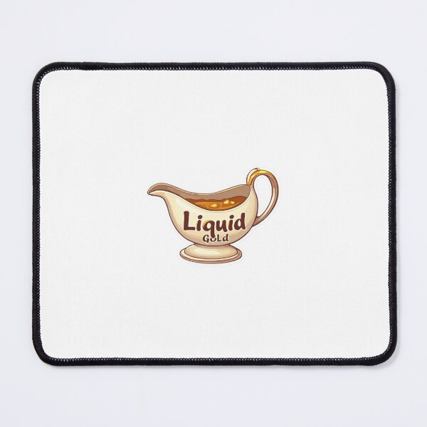Item preview, A gravy boat sticker labelled “Liquid Gold.” designed and sold by STICKERS FOR SALE NOW.