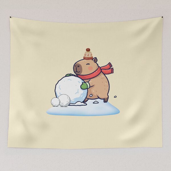 Item preview,  Aesthetic Capybara – Cute Cozy Chill Vibes Illustration designed and sold by MarcelooArt.