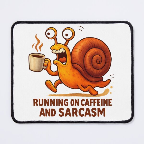 Item preview,  I Tried. That’s Enough for Today – Cute Coffee Snail designed and sold by MyVision12.