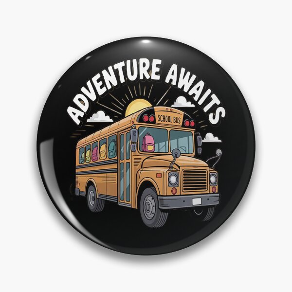 Item preview, Adventure Awaits Journey On The School Bus Wanderlust designed and sold by mandiana.