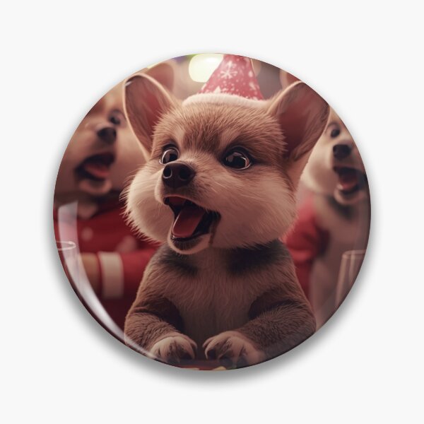 Item preview, cute animal happy in christmas party pro designed and sold by Moatasem Abo alrob.