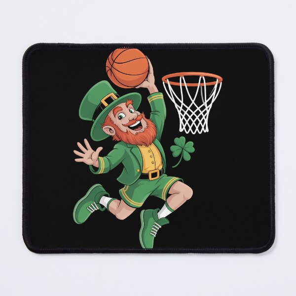 Item preview, Leprechaun Basketball Dunk St Patricks Day Sports designed and sold by sterabamineh.