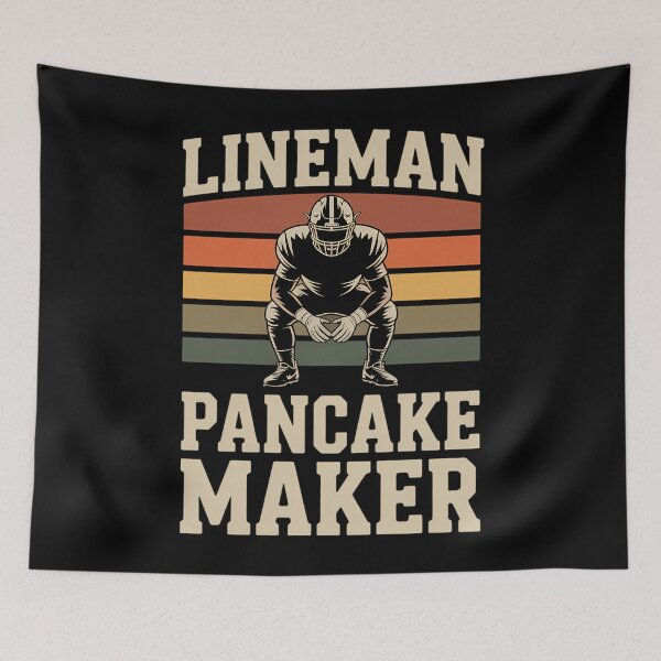 Item preview, Lineman Pancake Lovers Joke Football Season designed and sold by sterabamineh.