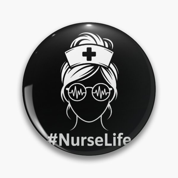 Item preview, Messy Bun Nurse Nursing School designed and sold by sterabamineh.