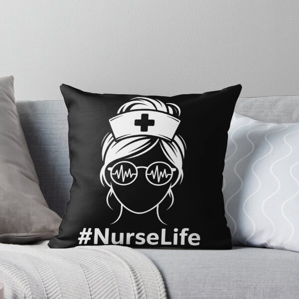 Item preview, Messy Bun Nurse Nursing School designed and sold by sterabamineh.