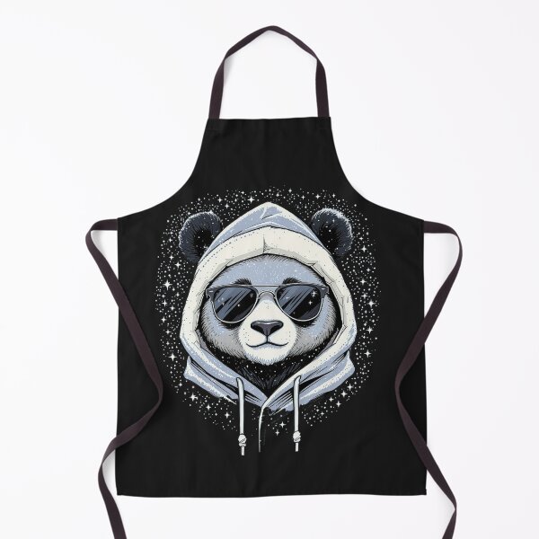 Item preview, Chill Panda Winter Hoodie | Minimal Cool Christmas Panda Design designed and sold by ColorSplash123.