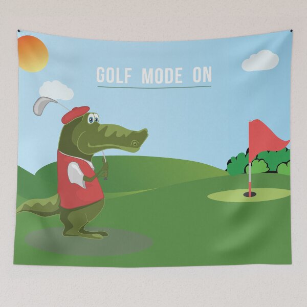 Item preview, Golf Ball on Tee Minimalist Graphic Art Print |Great Golfer Pun Design designed and sold by PixelWaveBD.